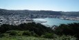 Het uitzicht over Wellington