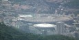 Uitzicht vanaf boven: Maracanã stadion.