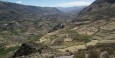 Uitzicht over de dorpjes bij de Colca Canyon